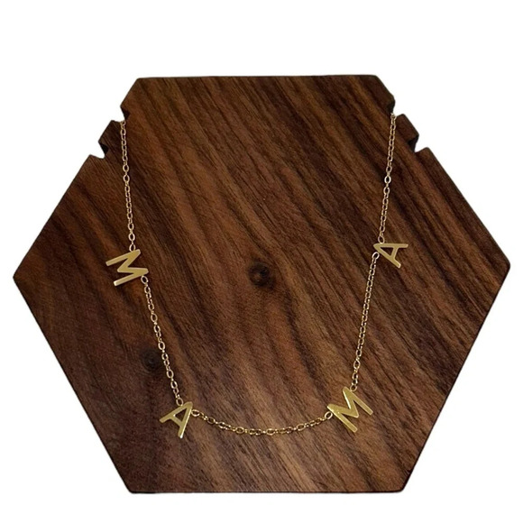 MAMA 18K Gold Plated Necklace - Picture 4 of 6